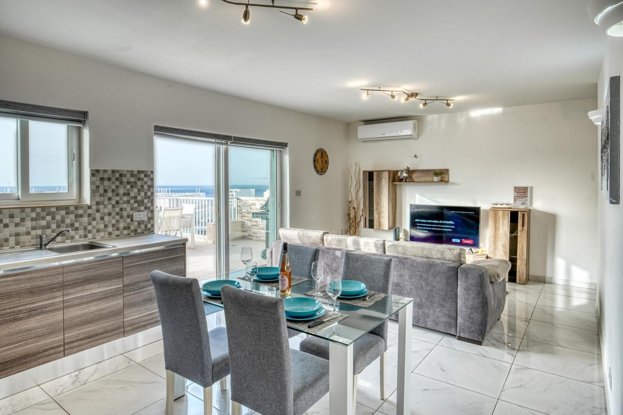 Apartamento Poseidon Court Penthouse Superior Bahía de San Pablo Exterior foto